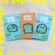 Angy Frog 3 Pin Collection Set [SPECIAL]