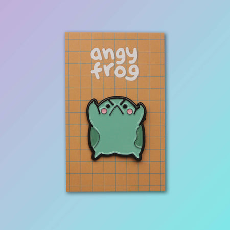 Angy Frog The Wave Pin