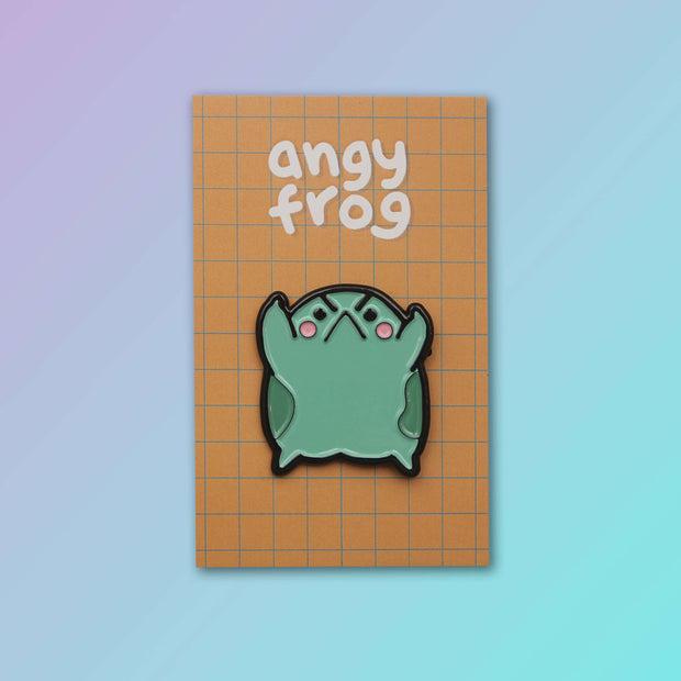 Angy Frog The Wave Pin