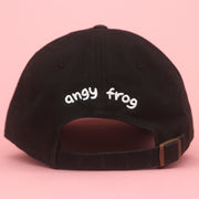 Angy Frog Hat in Black