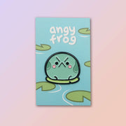 Angy Frog Lily Pin