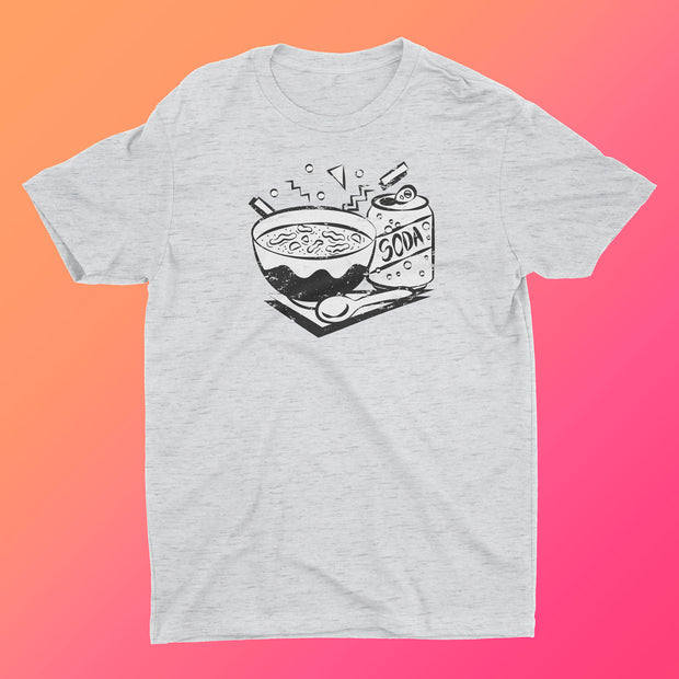Chicken Noodle Soup Retro Style Monochromatic (UNISEX)