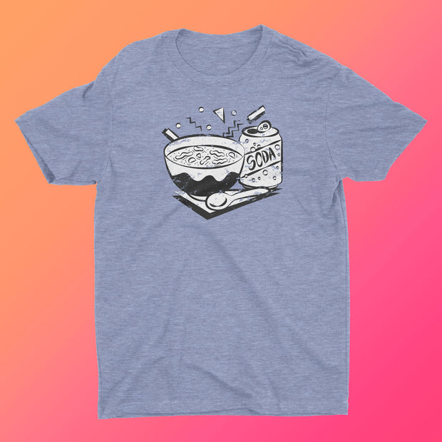 Chicken Noodle Soup Retro Style Monochromatic (UNISEX)