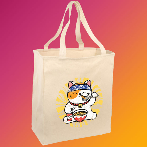 Chicken Noodle Soup Cat Tote