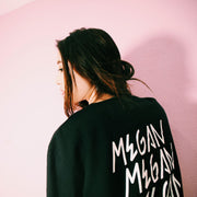 MegaNation Split Hem Shirt in Black (UNISEX)
