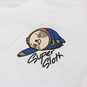 Super Sloth in White (UNISEX)