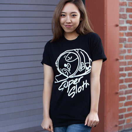 Super Sloth in Black (UNISEX)